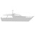Pierluigi Spadolini (1922–2000), Akhir 16 - yacht a motore, 1972, Cantieri di Pisa (1956) - Pisa  [1945 - Limite sull‘Arno - Firenze]