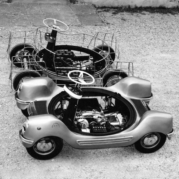 PIERO BARGAGLI #pha.025763 Photo URBANINA 1966 ELECTRIC Car Auto 